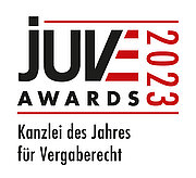 Juve Awards 2023 - "Kanzlei des Jahres für Vergaberecht"