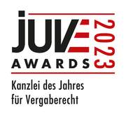 Juve Awards 2023 - "Kanzlei des Jahres für Vergaberecht"