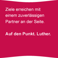 Ziele erreichen mit einem zuverlässigen Partner an der Seite.